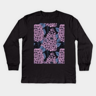 Violet lilac Kids Long Sleeve T-Shirt